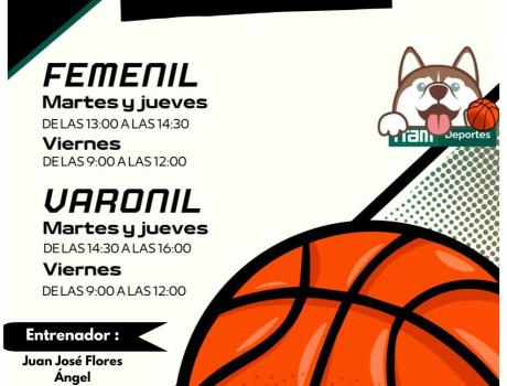 Entrenamiento de Básquetbol Femenil Otoño 2026 Entrenamiento de Básquetbol Femenil Otoño 2026