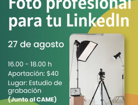 Becatlón 2026 - Foto profesional para Linkedin Becatlón 2026 - Foto profesional para Linkedin