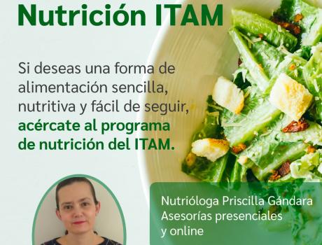 Asesorías presenciales y online de Nutrición ITAM Asesorías presenciales y online de Nutrición ITAM