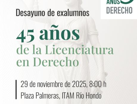 Desayuno 45 años de la Licenciatura en Derecho Desayuno 45 años de la Licenciatura en Derecho
