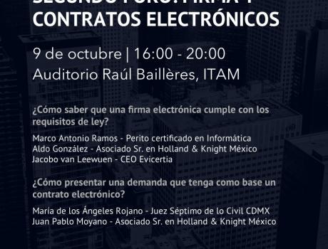 Segundo Foro sobre Firma y Contratos Electrónicos Segundo Foro sobre Firma y Contratos Electrónicos