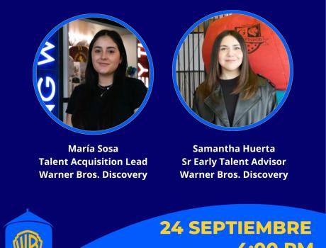 Career Services del ITAM invita a la sesión de reclutamiento presencial de Warner Bros. Discovery Career Services del ITAM invita a la sesión de reclutamiento presencial de Warner Bros. Discovery