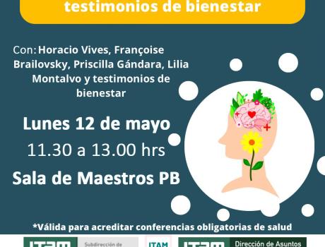 Conferencia de salud: "Herramientas de autocuidado y testimonios de bienestar" Conferencia de salud: "Herramientas de autocuidado y testimonios de bienestar"