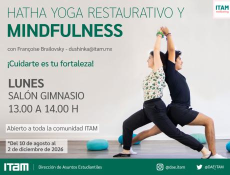 Clases de Hatha Yoga Restaurativo y Mindfulness - Lunes Clases de Hatha Yoga Restaurativo y Mindfulness - Lunes