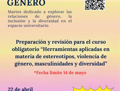 Martes de género. Ultima sesión del semestre Martes de género. Ultima sesión del semestre