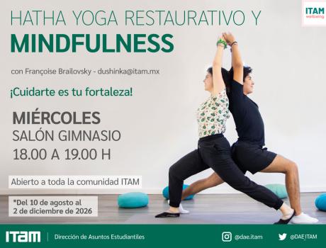 Clases de Hatha Yoga Restaurativo y Mindfulness - Miércoles Clases de Hatha Yoga Restaurativo y Mindfulness - Miércoles