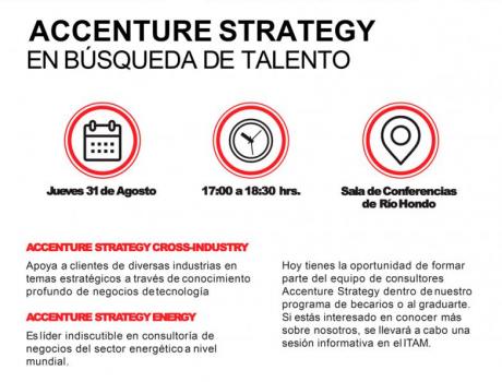 Bolsa de Trabajo invita a la presentación de Accenture Strategy Bolsa de Trabajo invita a la presentación de Accenture Strategy