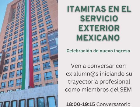 Poster - Itamitas en el Servicio Exterior Mexicano, celebración de nuevo ingreso