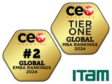 Executive MBA del ITAM: 2° lugar internacional de acuerdo con el ranking de CEO Magazine