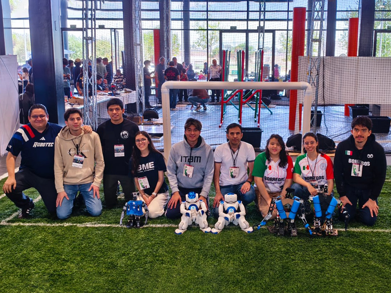 Equipo ganador del ITAM y finalistas del Torneo Mexicano de Robótica 2026