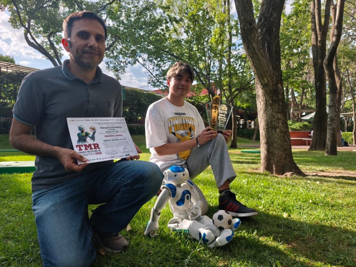 Ariadno Shagiel López y Alperto Petrilli - Equipo Colmillos ITAM que obtuvo un primer lugar el TMR 2026