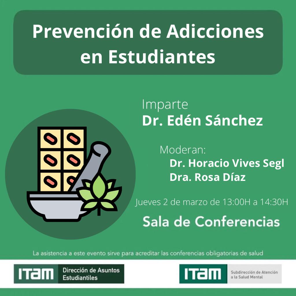 Conferencia De Salud: Prevención De Adicciones En Estudiantes | Eventos ...