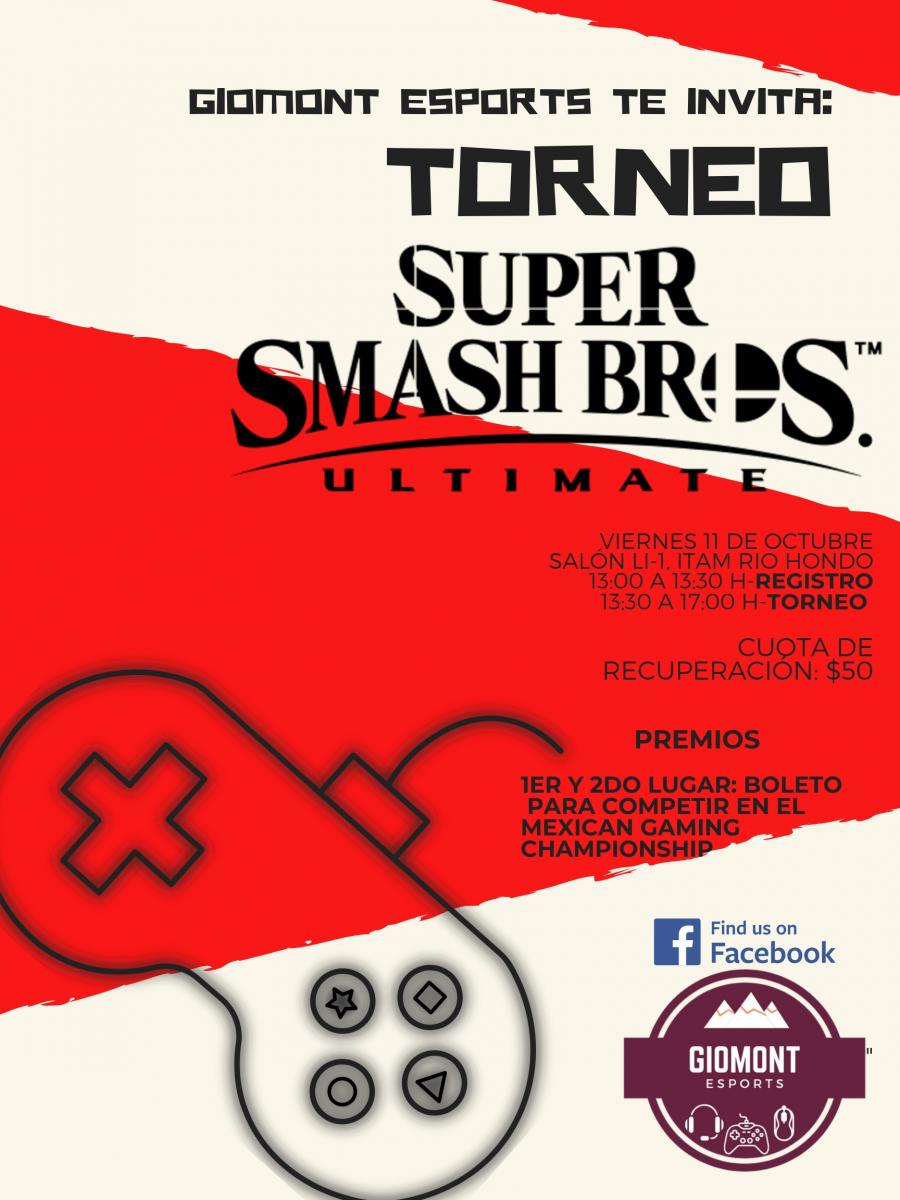 Torneo de Super Smash Bros Ultimate Eventos y Noticias