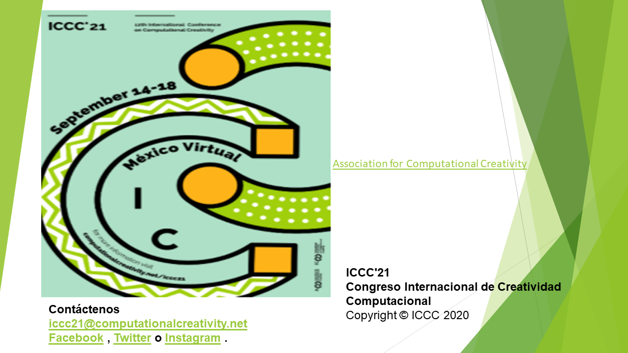 12th International Conference On Computational Creativity ICCC´21 | DAI