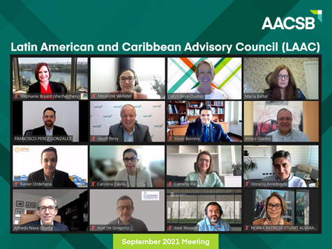 Primera sesión del Consejo Asesor de la AACSB (Association to Advance Collegiate Schools of Business) para América Latina y el Caribe.