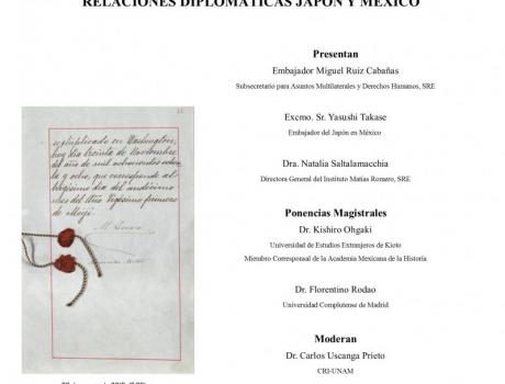 Seminario conmemorativo del 130 aniversario del establecimiento de las relaciones diplomáticas Japón y México