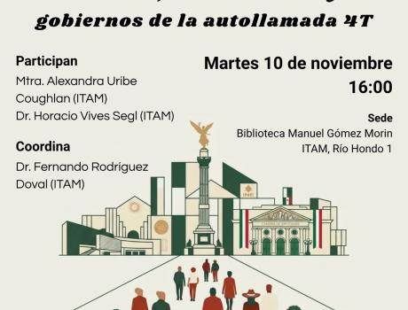 Conversatorio: “¿Un nuevo régimen en México? Democracia, autoritarismo y los gobiernos de la llamada 4T”