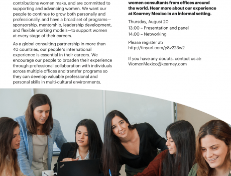 Póster Women´s network event – Kearney