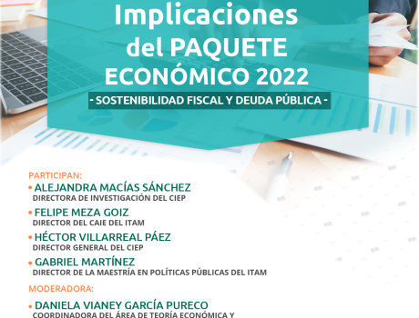 Implicaciones del Paquete Económico 2022: sostenibilidad fiscal y deuda pública