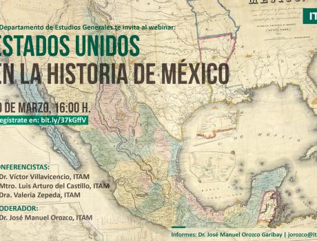 Póster Estados Unidos en la historia de México