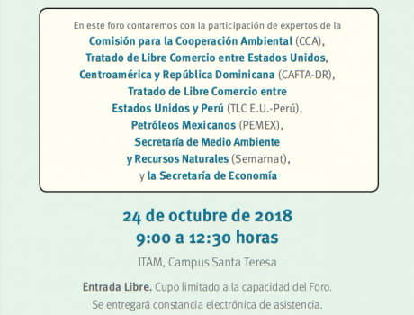 Foro "Acuerdos de libre comercio y la aplicación efectiva de la legislación ambiental: La experiencia en las Américas"