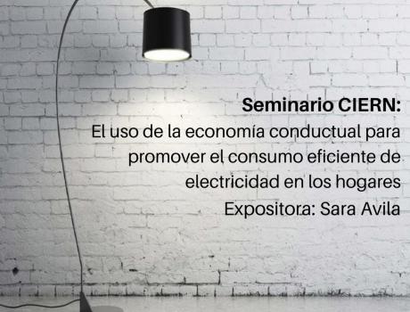 economía conductual para promover el consumo eficiente de electricidad