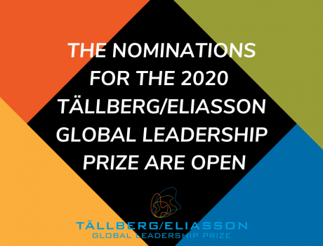 Nomina a un líder para el Tällberg/Eliasson Global Leadership Prize