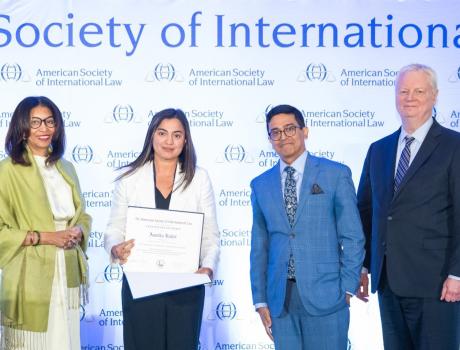 Amrita Bahri, profesora del ITAM, recibe reconocimiento de la American Society of International Law