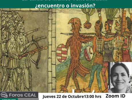 Póster La caída de México-Tenochtitlan: ¿encuentro o invasión?