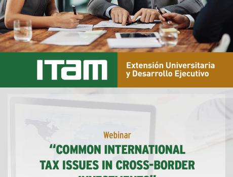 Webinar "Common International Tax Issues in Cross-Border Investments"