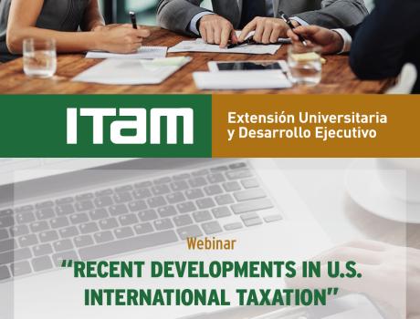 Webinar "Recent Developments in U.S. International Taxation"