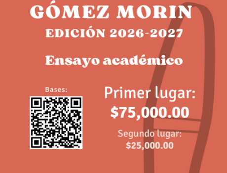 Premio Manuel Gómez Morin edición 2026-2027