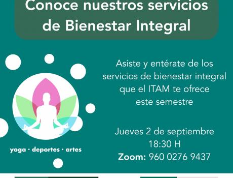 Conoce nuestros servicios de Bienestar Integral