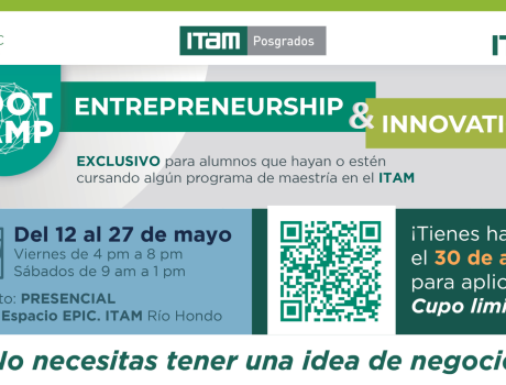 Poster: Bootcamp para Maestrías ITAM