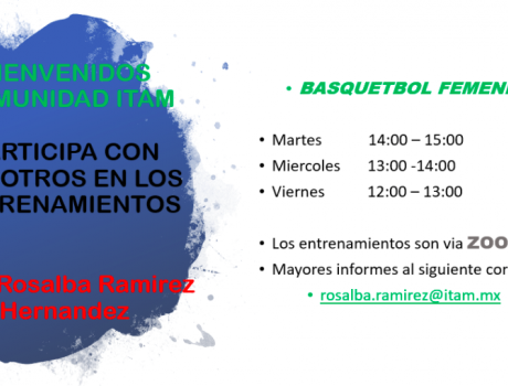 Póster Baquetbol Femenil