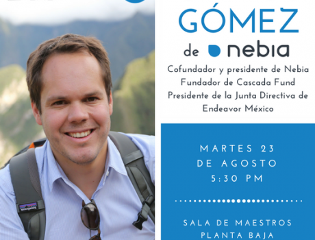 Serie de conferencias de emprendedores de alto impacto Carlos Gómez-Confundador Nebia