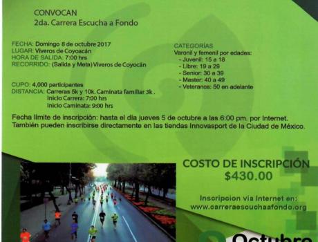 2da Carrera Escucha a Fondo
