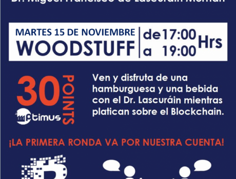 Tertulia con el Dr. Miguel de Lascuráin: Blockchain