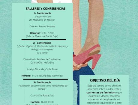 Póster Semana de la Deconstrucción de Género: Feminismo y Deconstrucción del Machismo