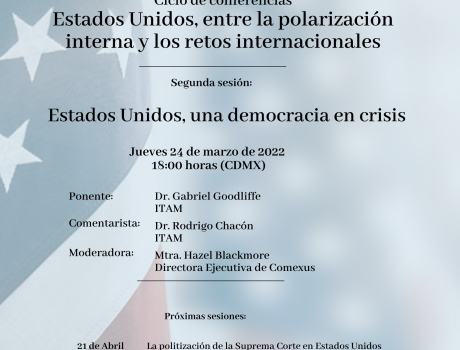 Póster Estados Unidos, una democracia en crisis