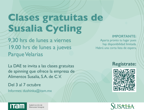 Clases gratuitas de Susalia Cycling