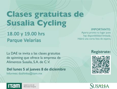Clases gratuitas de Susalia Cycling