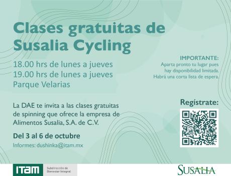 Clases gratuitas de Susalia Cycling