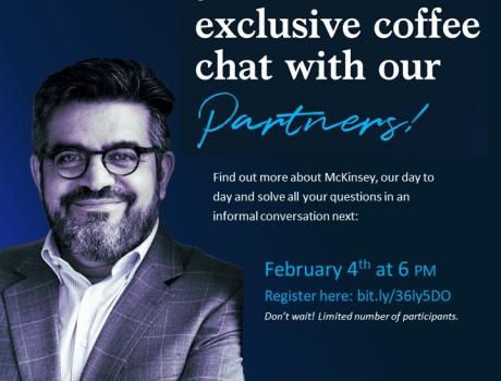 Póster Coffee Chat McKinsey & Company