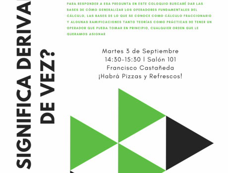 ¿Qué significa derivar 3/4 de vez?