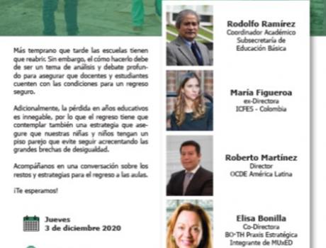 Póster ¿Como reabrir las escuelas?