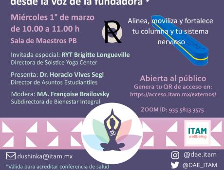 Conferencia de salud: El Alineamiento Restaurativo y la BackMitra desde la voz de la fundadora