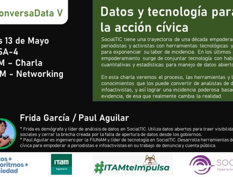 Conversadata V "Datos y Tecnología para la acción Cívica"