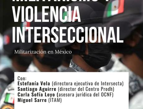 Conversatorio: Militarismo y violencia interseccional. Militarización en México