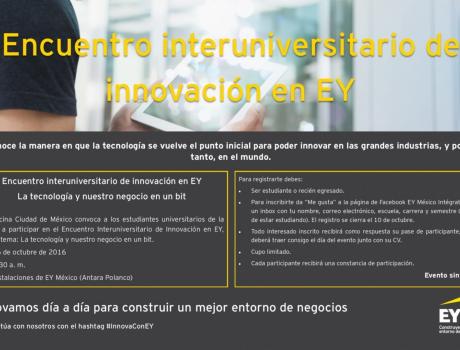 Encuentro interuniversitario de innovación en EY